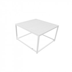 Table Basse Moderne Carrée en Aluminium - SEVEN - INCITTA