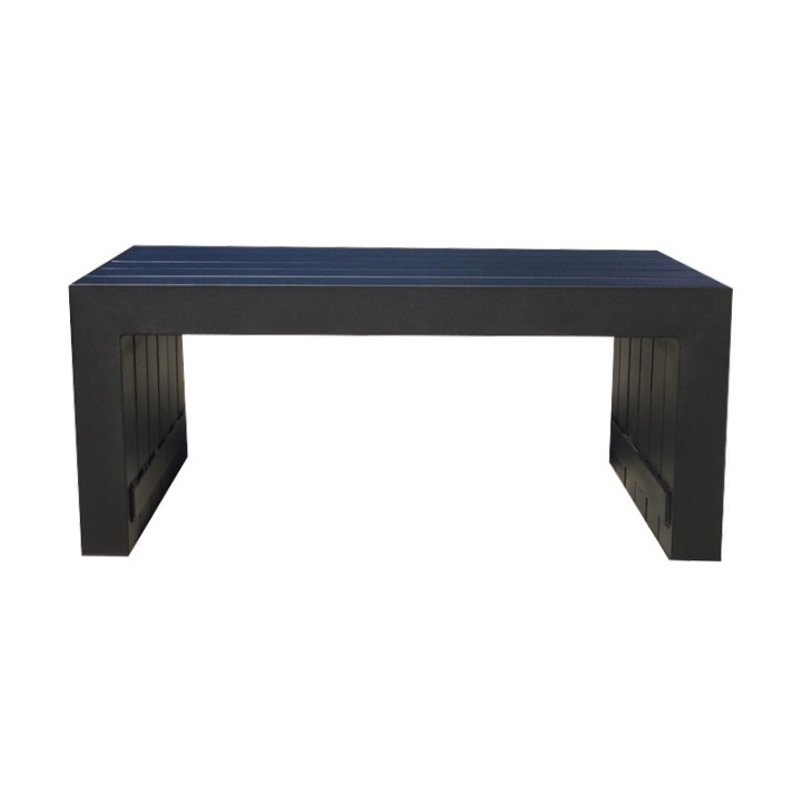 Table Basse Moderne Rectangulaire en Aluminium - TULUM - INCITTA
