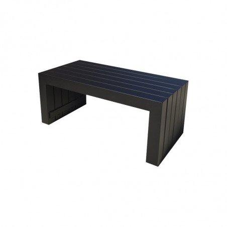 Table Basse Moderne Rectangulaire en Aluminium - TULUM - INCITTA