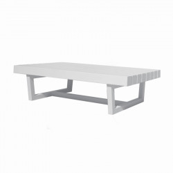 Table Basse Moderne Rectangulaire en Aluminium - DIANI - INCITTA
