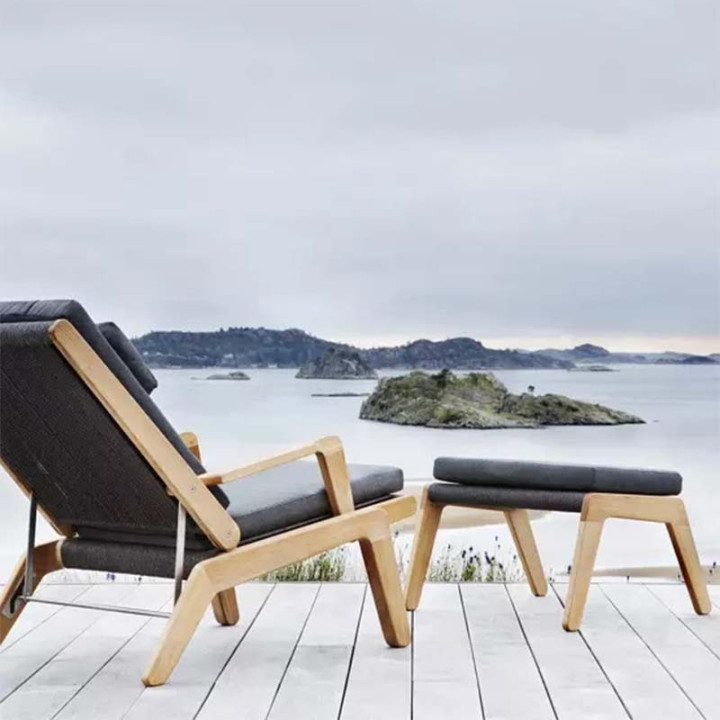 Repose-pieds en teck - SKAGEN - OASIQ