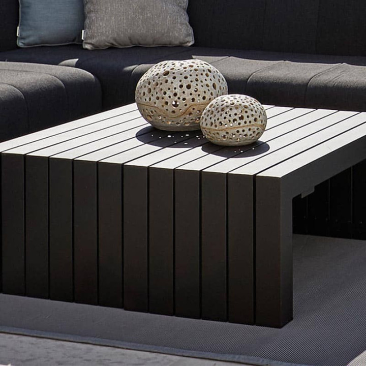 Table Basse Rectangulaire en Aluminium - TULUM - INCITTA