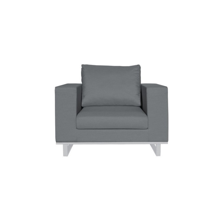 Fauteuil Moderne en Tissu & Aluminium - GOA - INCITTA
