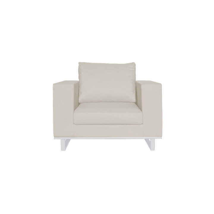 Fauteuil Moderne en Tissu & Aluminium - GOA - INCITTA