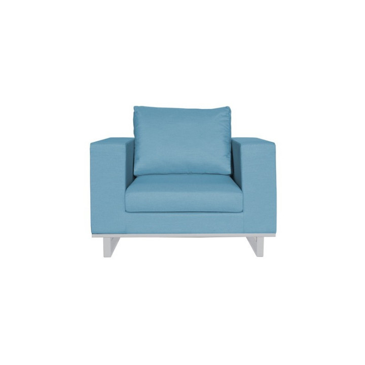 Fauteuil Moderne en Tissu & Aluminium - GOA - INCITTA