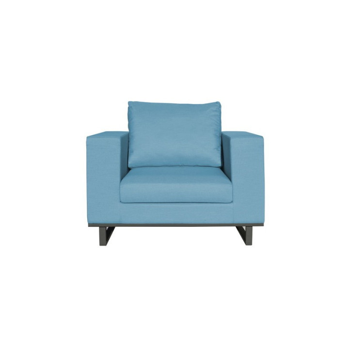 Fauteuil Moderne en Tissu & Aluminium - GOA - INCITTA