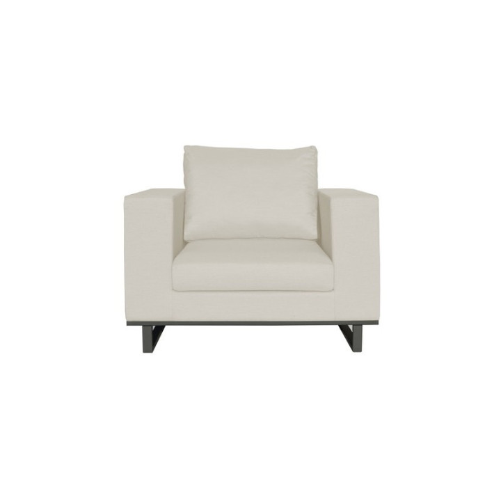 Fauteuil Moderne en Tissu & Aluminium - GOA - INCITTA