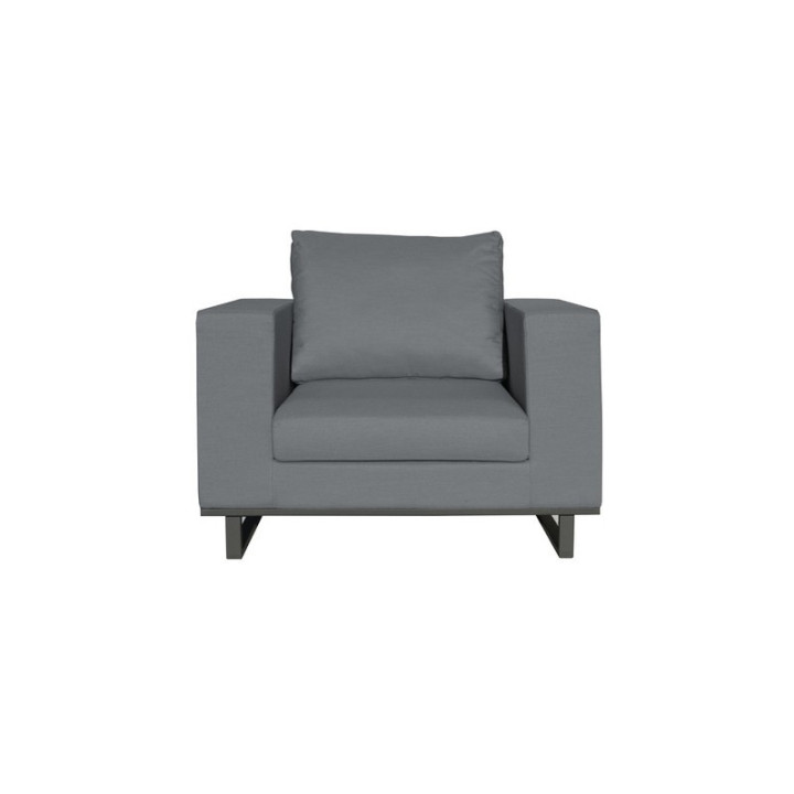 Fauteuil Moderne en Tissu & Aluminium - GOA - INCITTA