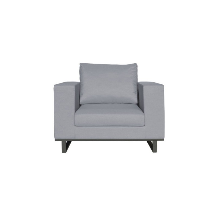 Fauteuil Moderne en Tissu & Aluminium - GOA - INCITTA