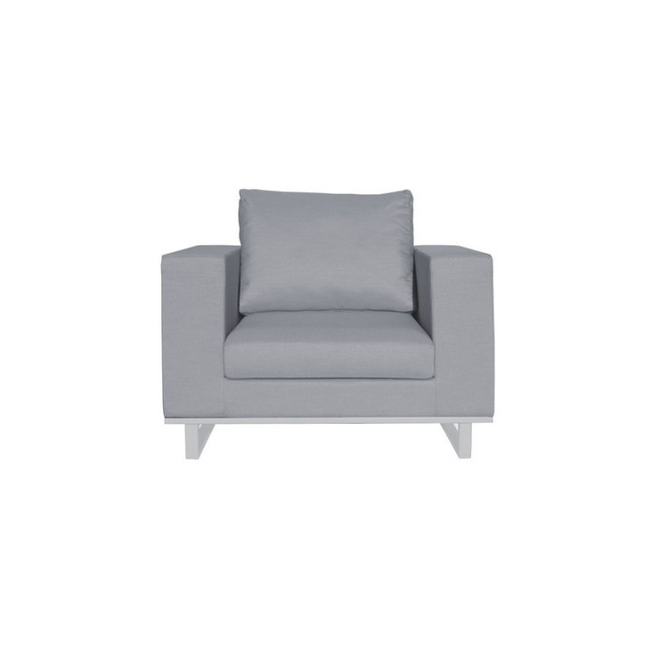 Fauteuil Moderne en Tissu & Aluminium - GOA - INCITTA