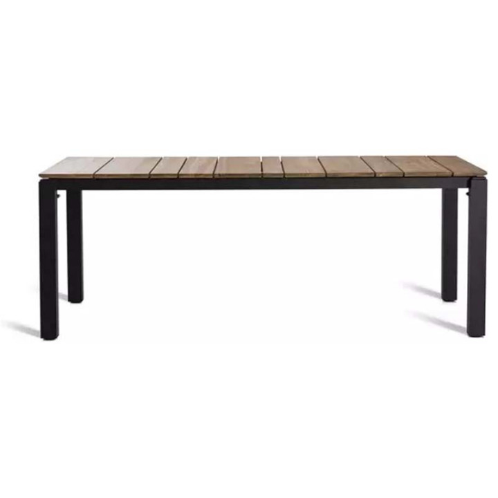 Table à manger avec plateau en teck - MACHAR - OASIQ