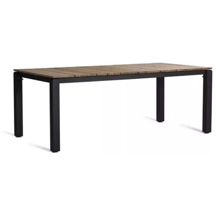 Table à manger avec plateau en teck - MACHAR - OASIQ